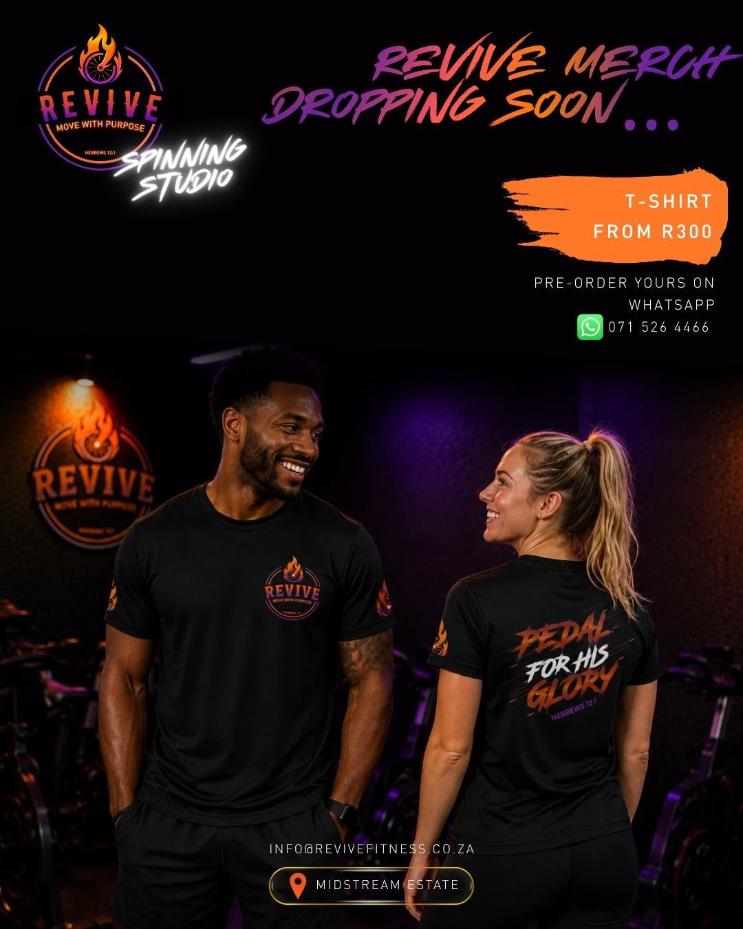 Revive Pedal for His Glory t-shirt